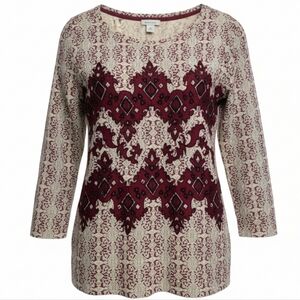 Sundance Neva Tapestry Beaded Top Size X-Small